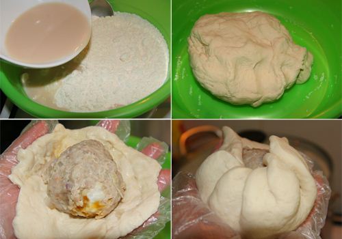 Cách Làm Bánh Bao Hột Vịt Muối Cực Ngon -3
